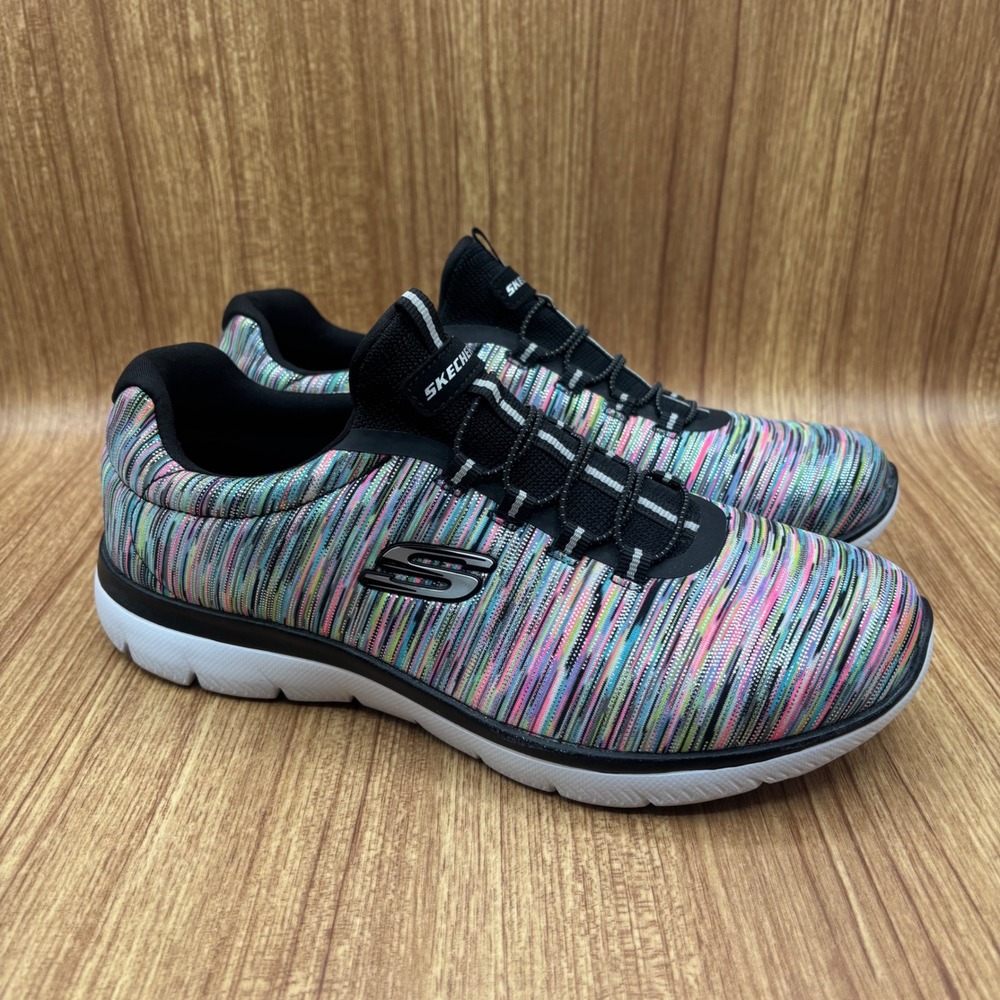 Skechers Flex Appeal 3.0 First Insight Multi Color Women 8.5 Sneakers 12984 BKMT
